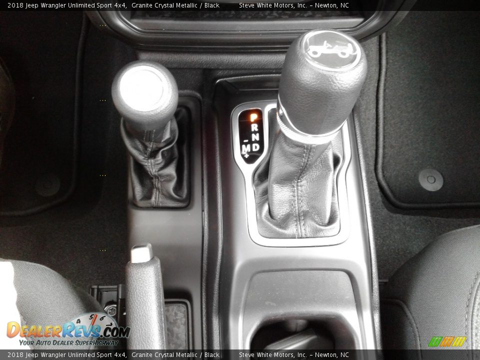 2018 Jeep Wrangler Unlimited Sport 4x4 Granite Crystal Metallic / Black Photo #24