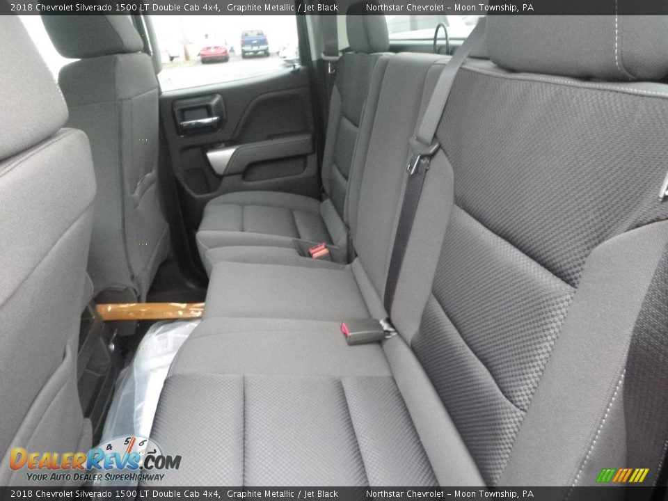 2018 Chevrolet Silverado 1500 LT Double Cab 4x4 Graphite Metallic / Jet Black Photo #14