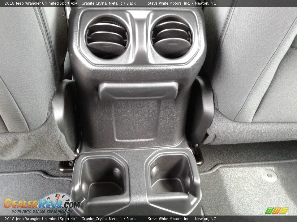 2018 Jeep Wrangler Unlimited Sport 4x4 Granite Crystal Metallic / Black Photo #26
