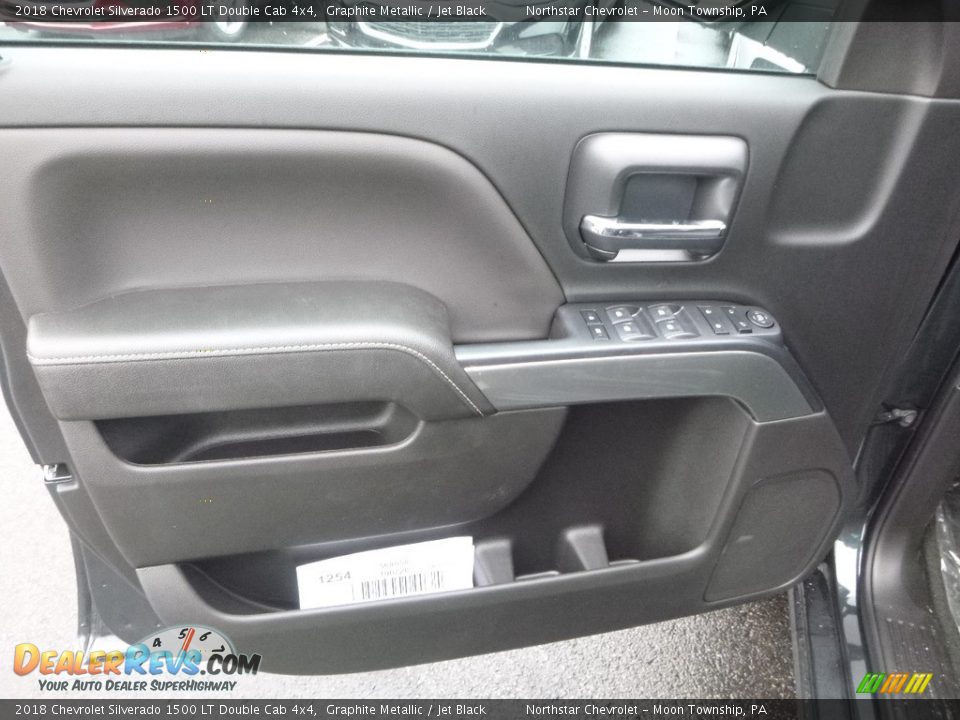2018 Chevrolet Silverado 1500 LT Double Cab 4x4 Graphite Metallic / Jet Black Photo #16