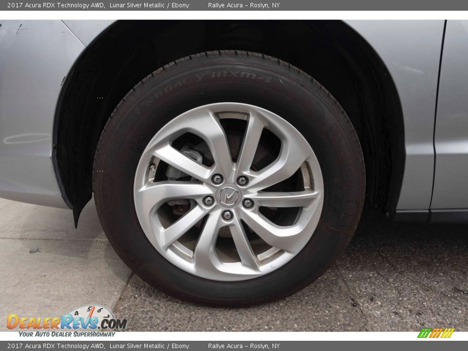 2017 Acura RDX Technology AWD Lunar Silver Metallic / Ebony Photo #8