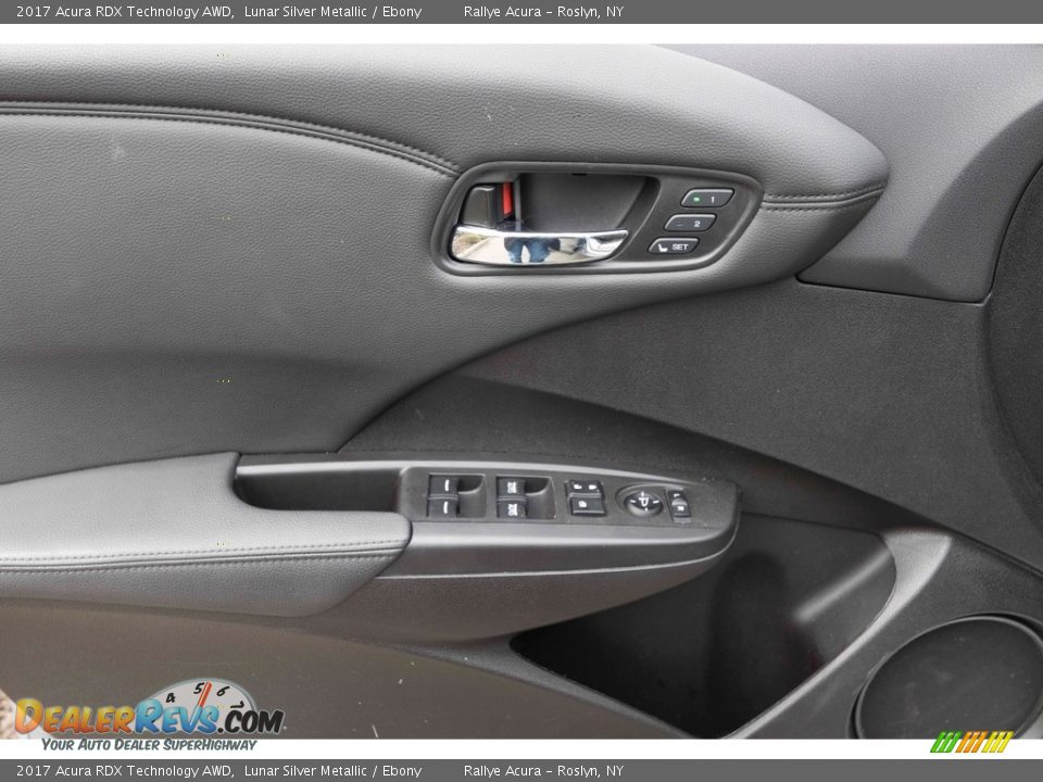 2017 Acura RDX Technology AWD Lunar Silver Metallic / Ebony Photo #10