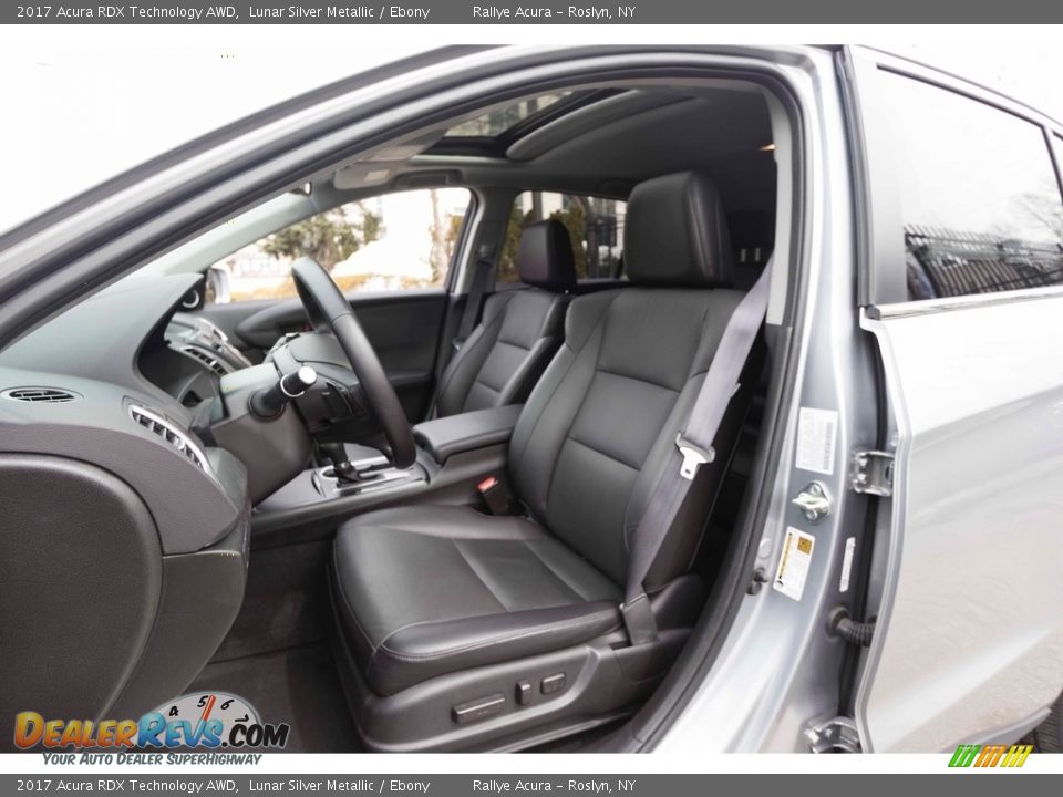 2017 Acura RDX Technology AWD Lunar Silver Metallic / Ebony Photo #11