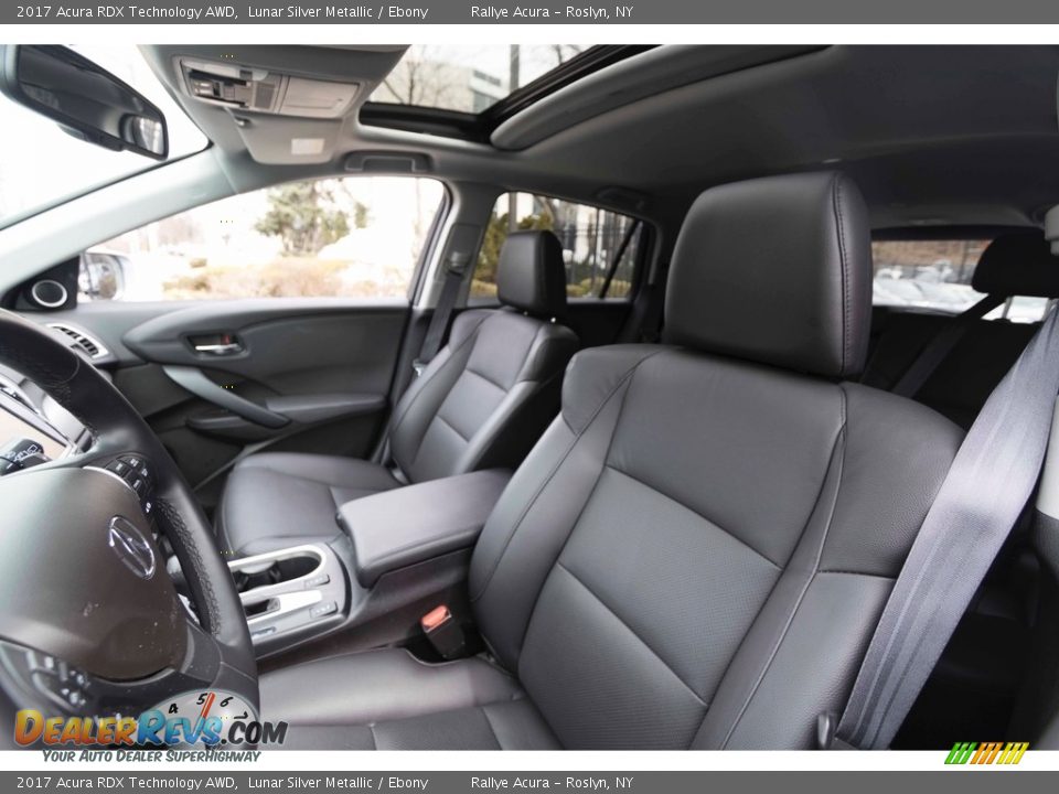 2017 Acura RDX Technology AWD Lunar Silver Metallic / Ebony Photo #12