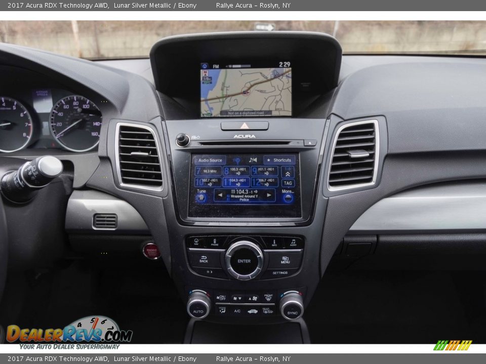 2017 Acura RDX Technology AWD Lunar Silver Metallic / Ebony Photo #16
