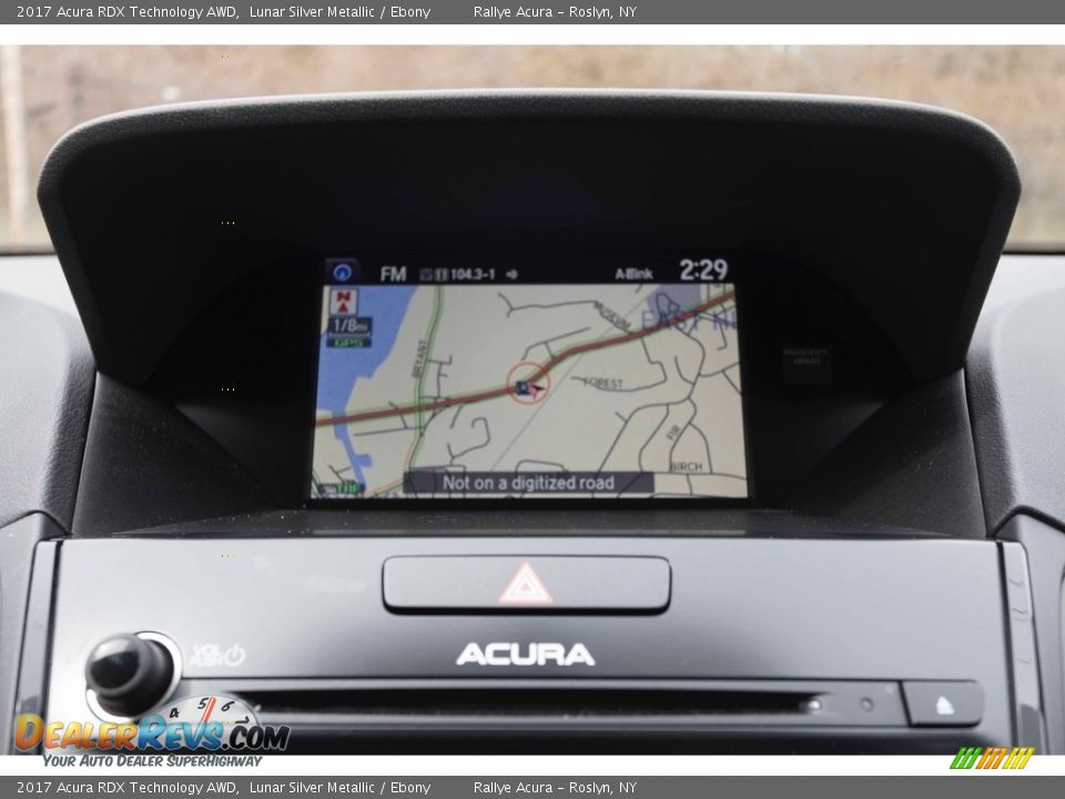 2017 Acura RDX Technology AWD Lunar Silver Metallic / Ebony Photo #17