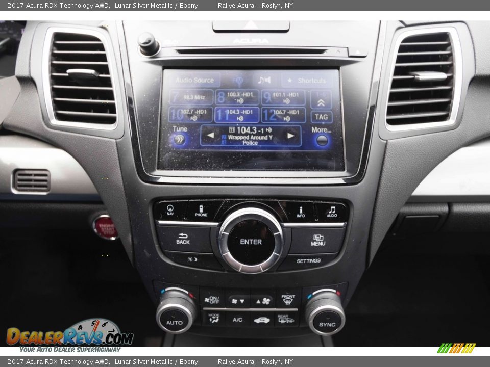 2017 Acura RDX Technology AWD Lunar Silver Metallic / Ebony Photo #20