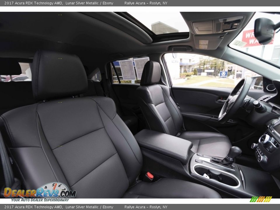 2017 Acura RDX Technology AWD Lunar Silver Metallic / Ebony Photo #22