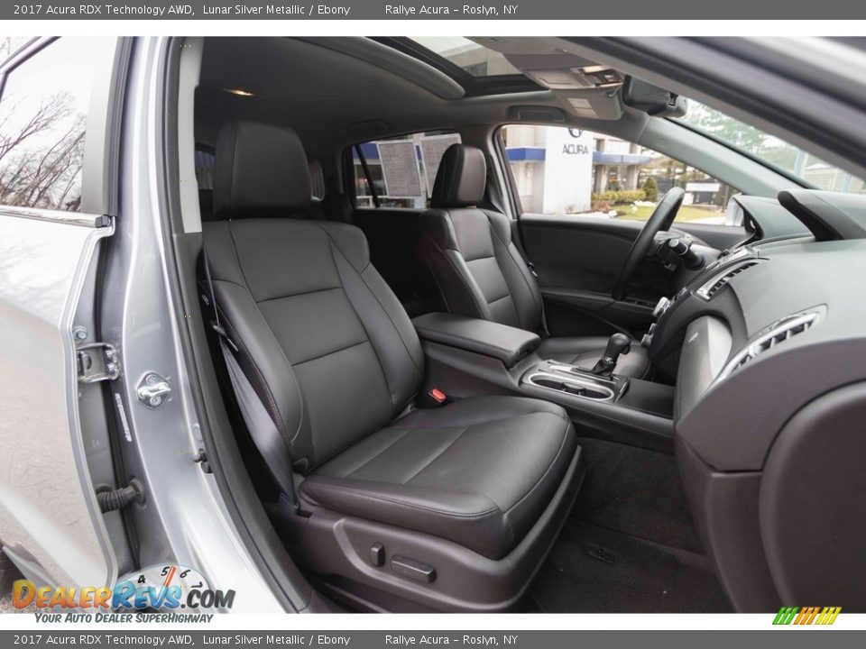 2017 Acura RDX Technology AWD Lunar Silver Metallic / Ebony Photo #23