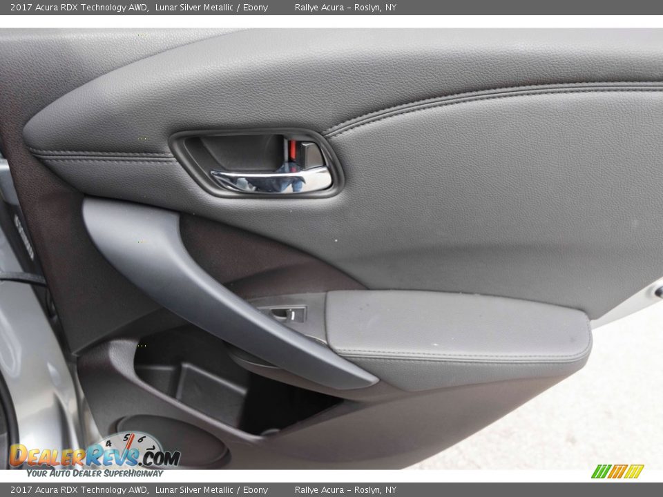 2017 Acura RDX Technology AWD Lunar Silver Metallic / Ebony Photo #28