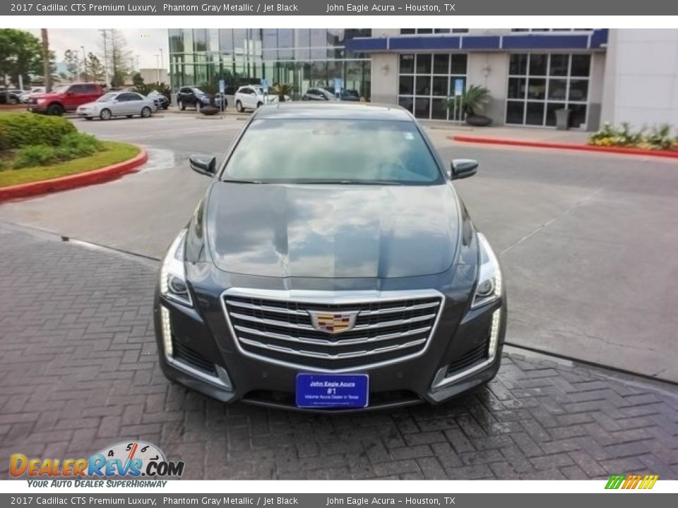 2017 Cadillac CTS Premium Luxury Phantom Gray Metallic / Jet Black Photo #2