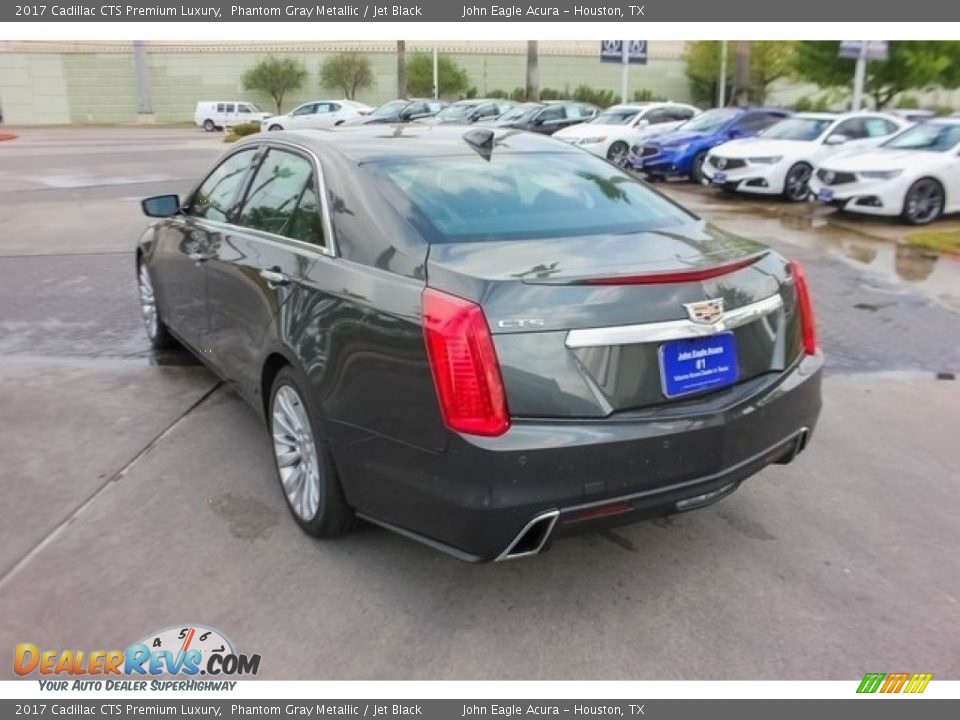 2017 Cadillac CTS Premium Luxury Phantom Gray Metallic / Jet Black Photo #4