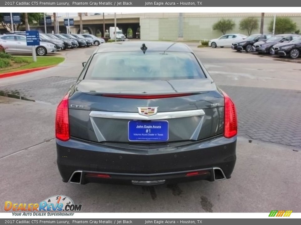 2017 Cadillac CTS Premium Luxury Phantom Gray Metallic / Jet Black Photo #5
