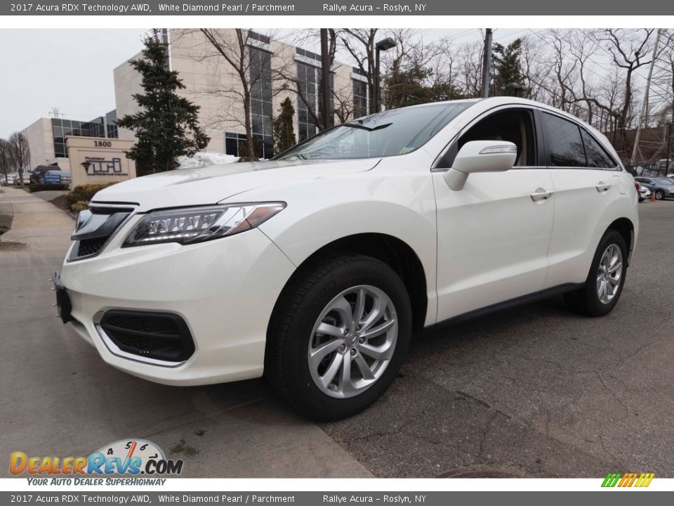 2017 Acura RDX Technology AWD White Diamond Pearl / Parchment Photo #8