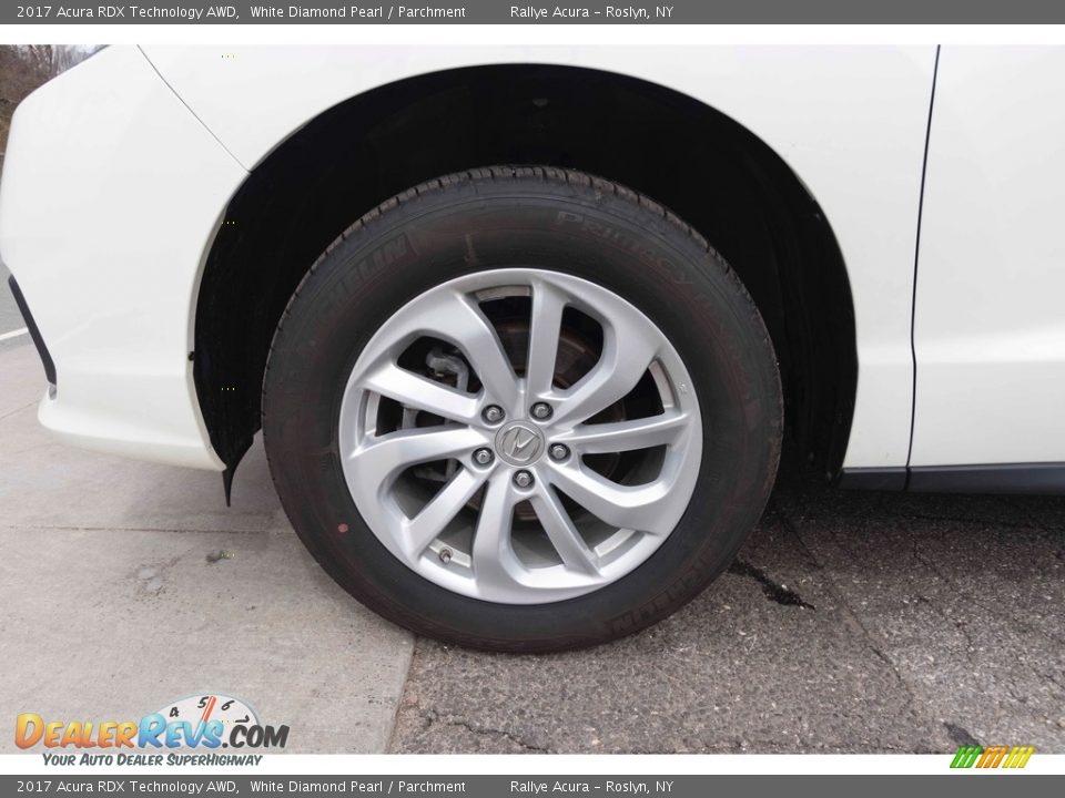 2017 Acura RDX Technology AWD White Diamond Pearl / Parchment Photo #9