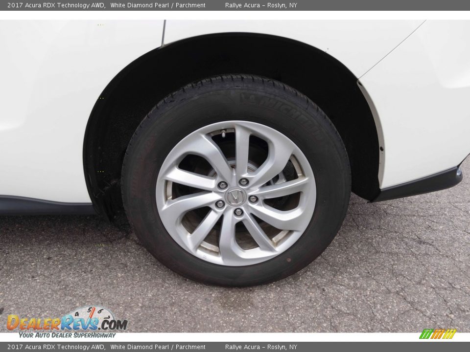 2017 Acura RDX Technology AWD White Diamond Pearl / Parchment Photo #10