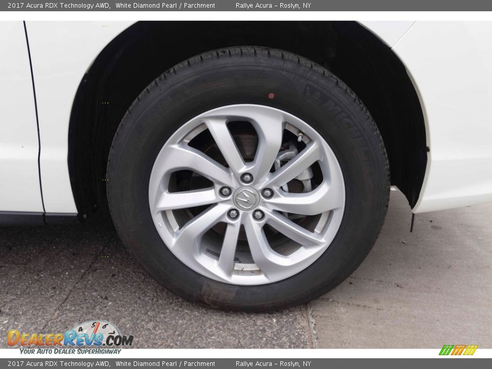 2017 Acura RDX Technology AWD White Diamond Pearl / Parchment Photo #12