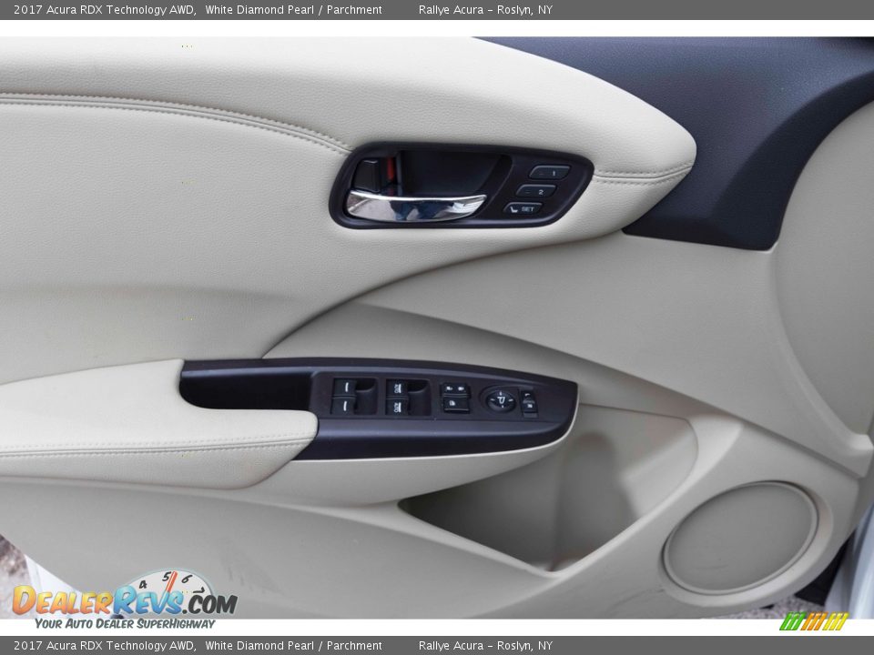 2017 Acura RDX Technology AWD White Diamond Pearl / Parchment Photo #13