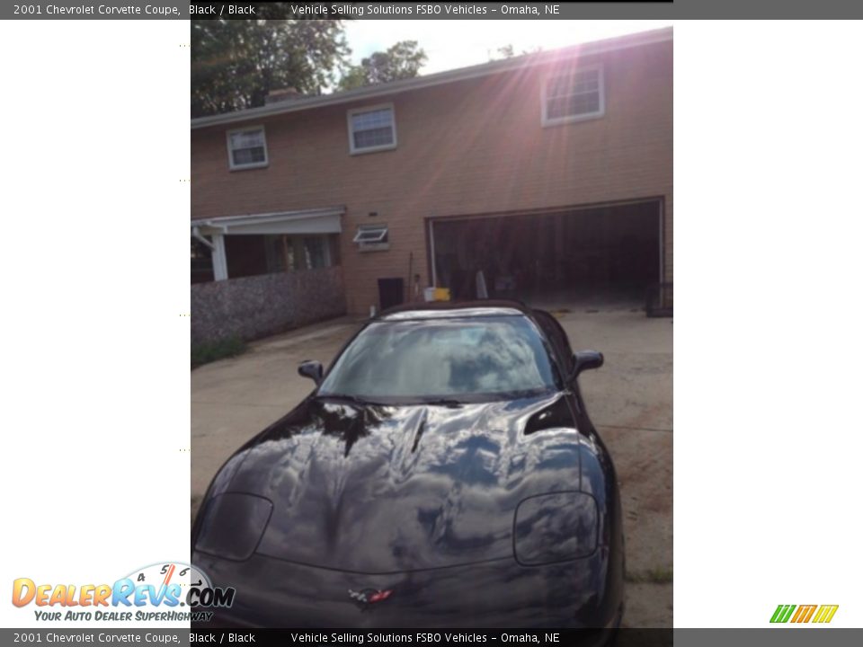 2001 Chevrolet Corvette Coupe Black / Black Photo #6