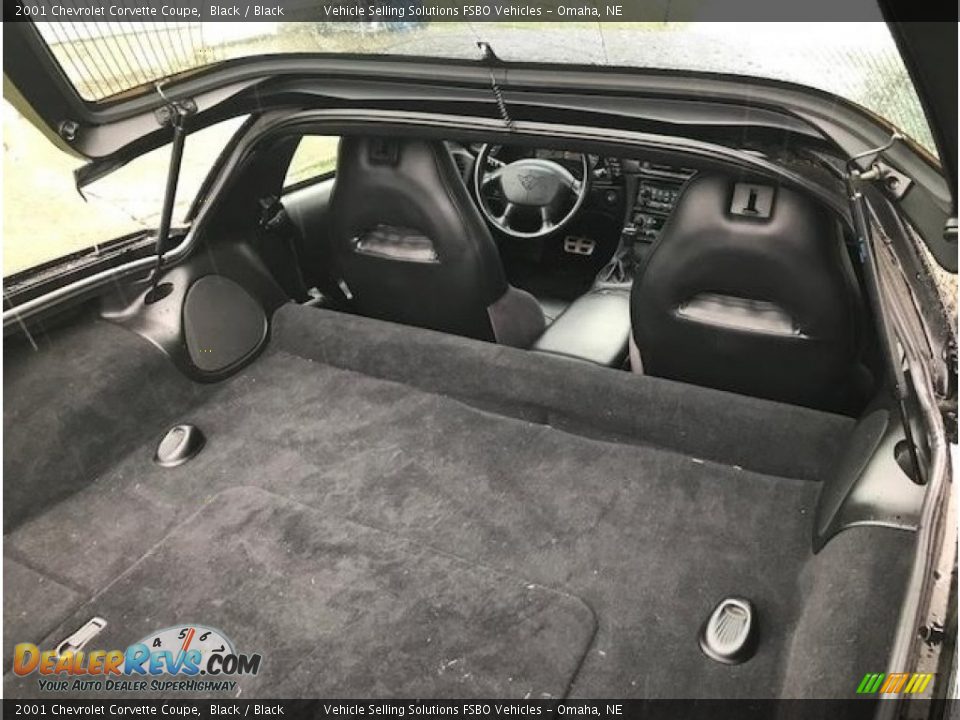 2001 Chevrolet Corvette Coupe Black / Black Photo #12