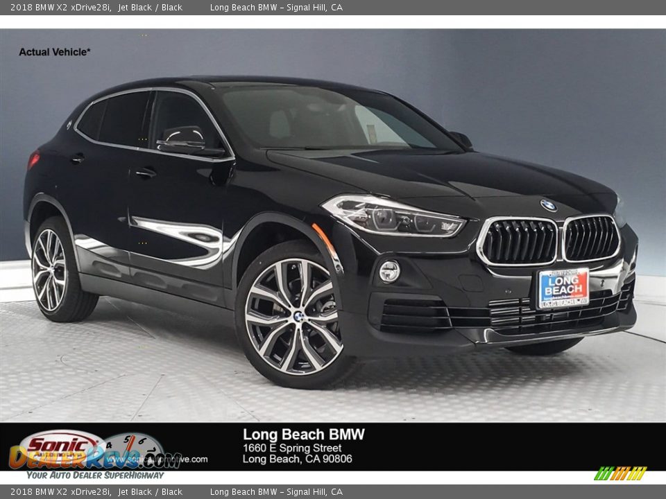 2018 BMW X2 xDrive28i Jet Black / Black Photo #1