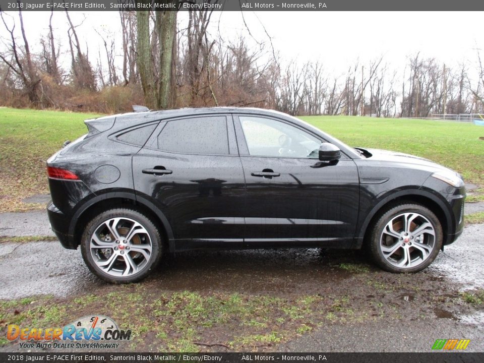 Santorini Black Metallic 2018 Jaguar E-PACE First Edition Photo #2