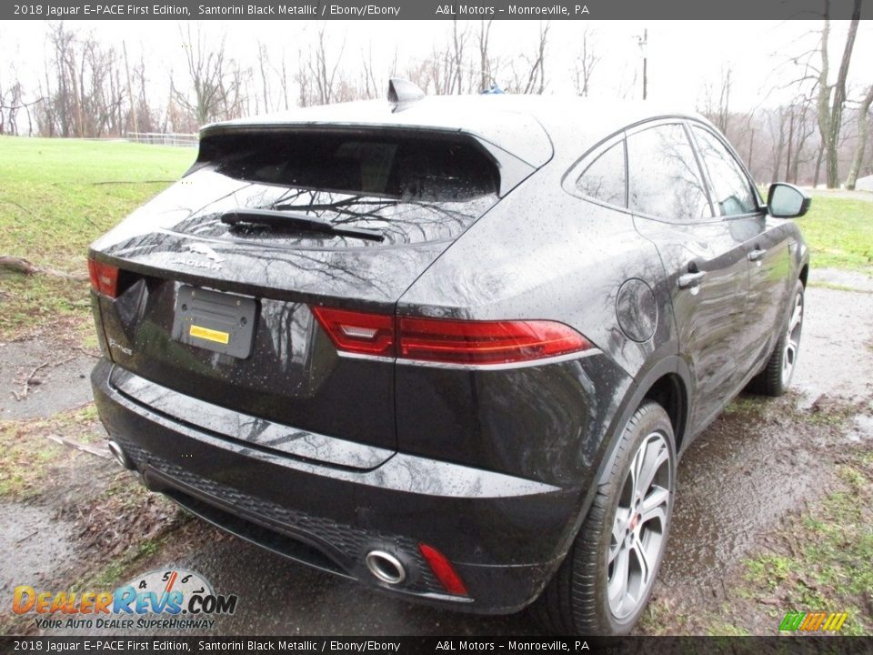 2018 Jaguar E-PACE First Edition Santorini Black Metallic / Ebony/Ebony Photo #3