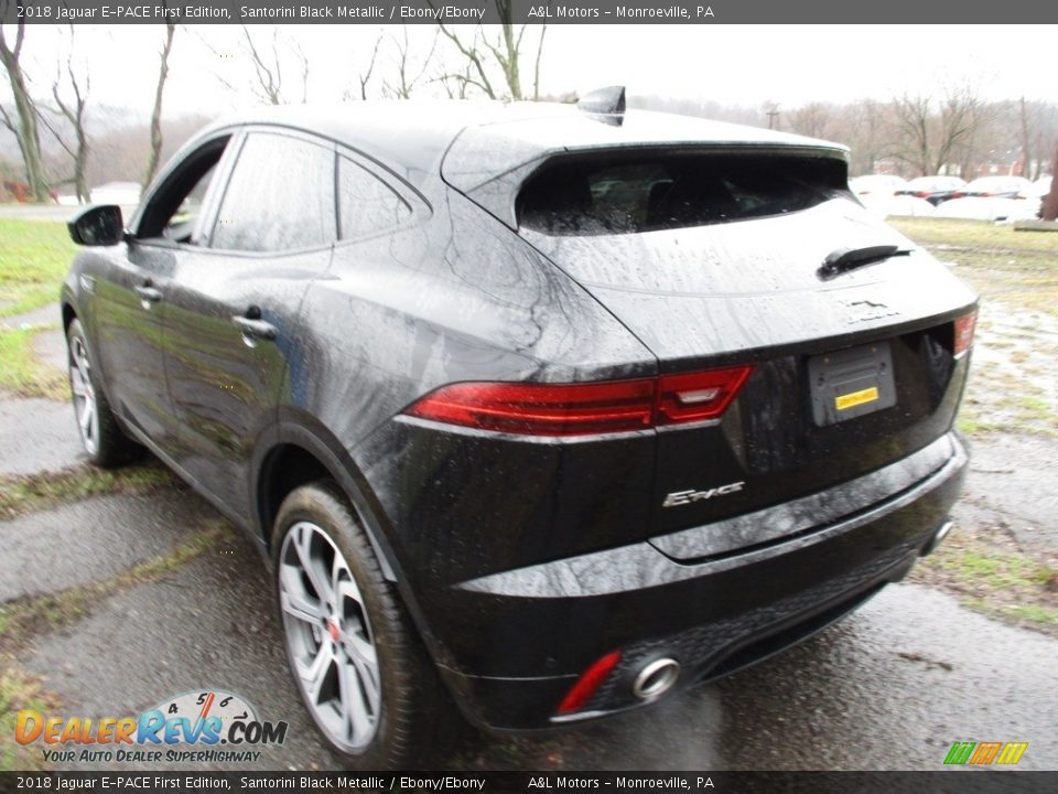2018 Jaguar E-PACE First Edition Santorini Black Metallic / Ebony/Ebony Photo #5