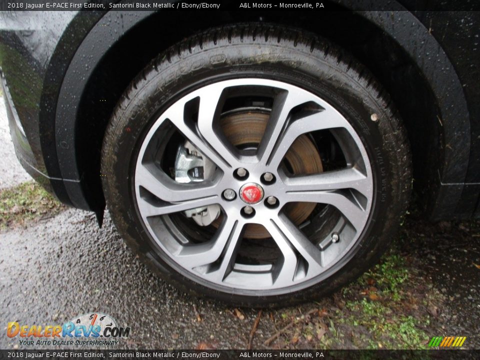 2018 Jaguar E-PACE First Edition Santorini Black Metallic / Ebony/Ebony Photo #6