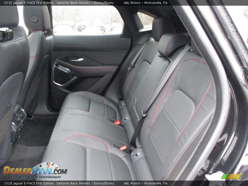 Rear Seat of 2018 Jaguar E-PACE First Edition Photo #13
