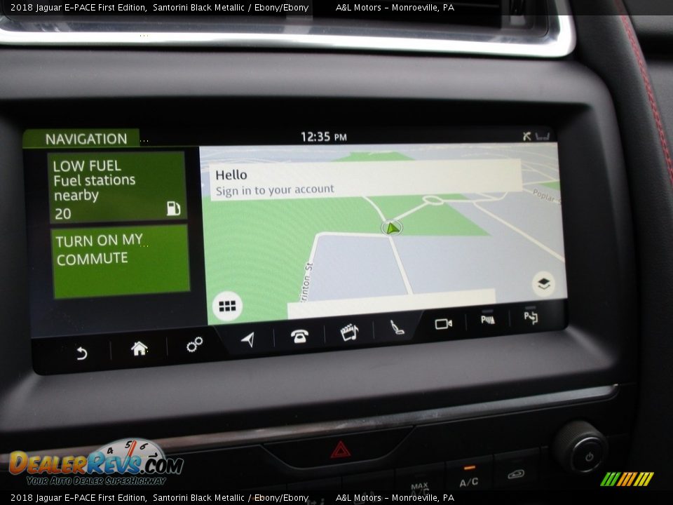 Navigation of 2018 Jaguar E-PACE First Edition Photo #16