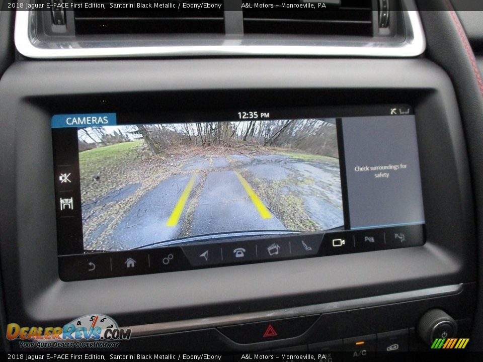 2018 Jaguar E-PACE First Edition Santorini Black Metallic / Ebony/Ebony Photo #17