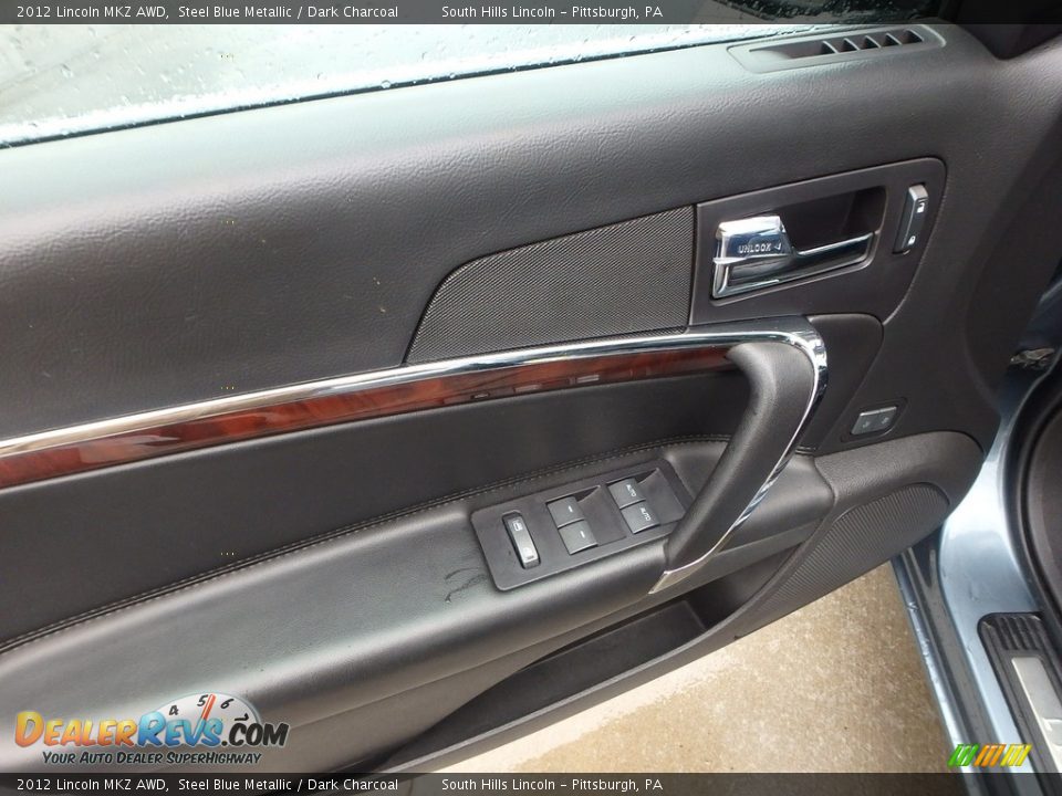 2012 Lincoln MKZ AWD Steel Blue Metallic / Dark Charcoal Photo #18