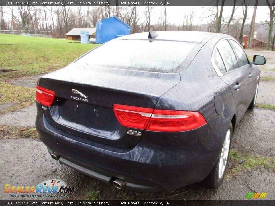 2018 Jaguar XE 25t Premium AWD Loire Blue Metallic / Ebony Photo #3