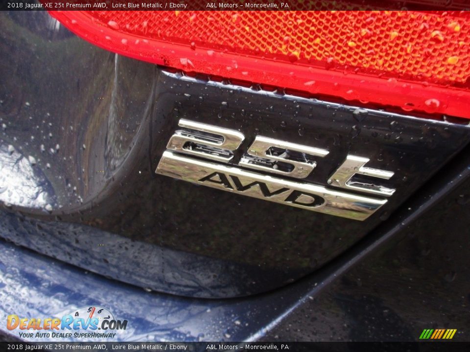 2018 Jaguar XE 25t Premium AWD Loire Blue Metallic / Ebony Photo #4