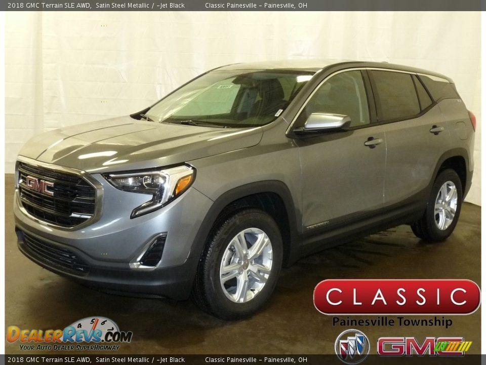 2018 GMC Terrain SLE AWD Satin Steel Metallic / ­Jet Black Photo #1