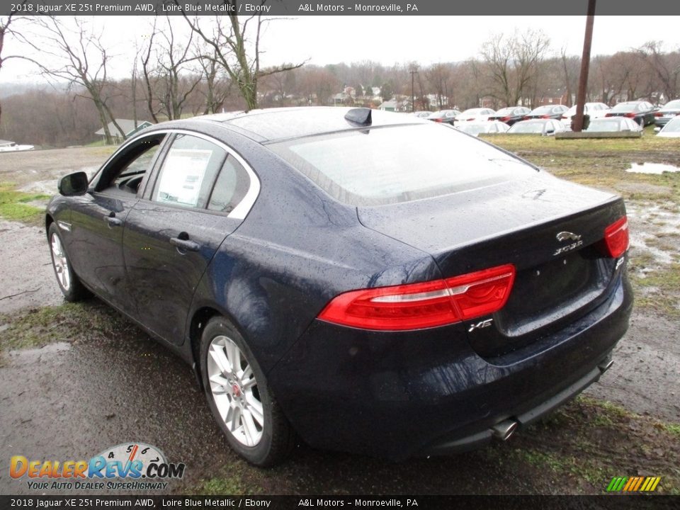 2018 Jaguar XE 25t Premium AWD Loire Blue Metallic / Ebony Photo #6