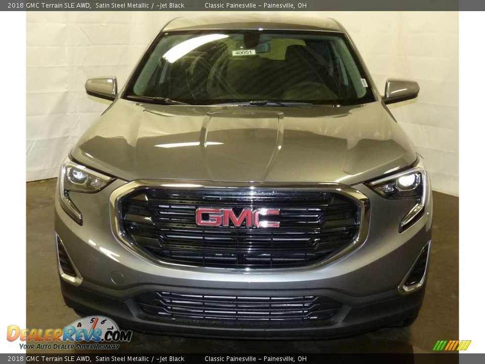 2018 GMC Terrain SLE AWD Satin Steel Metallic / ­Jet Black Photo #4