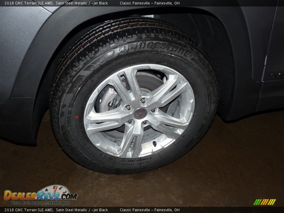 2018 GMC Terrain SLE AWD Satin Steel Metallic / ­Jet Black Photo #5