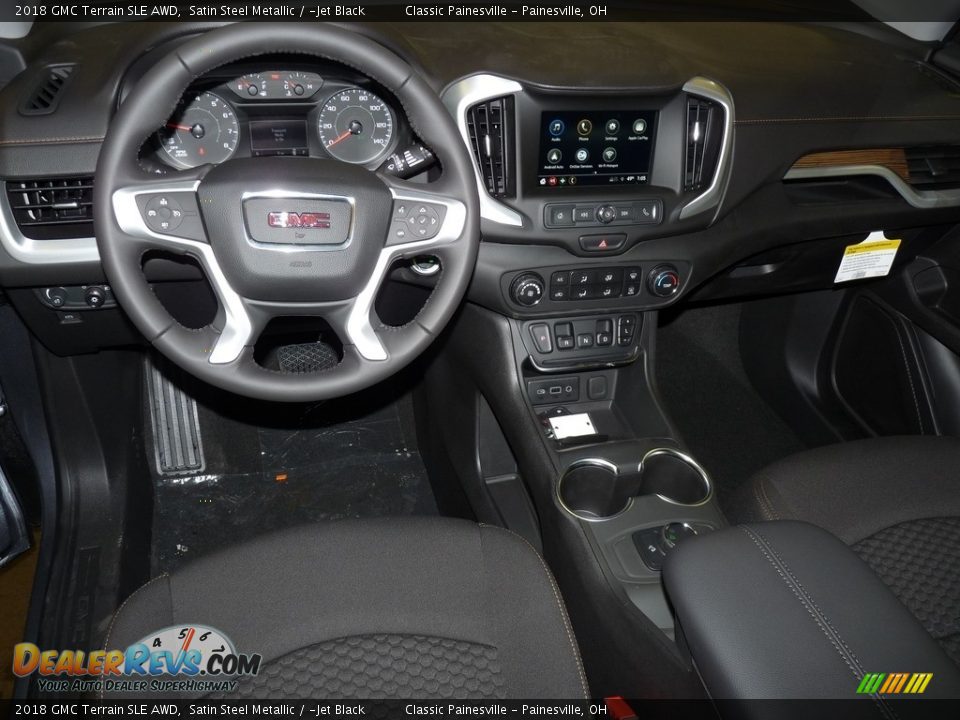 2018 GMC Terrain SLE AWD Satin Steel Metallic / ­Jet Black Photo #8