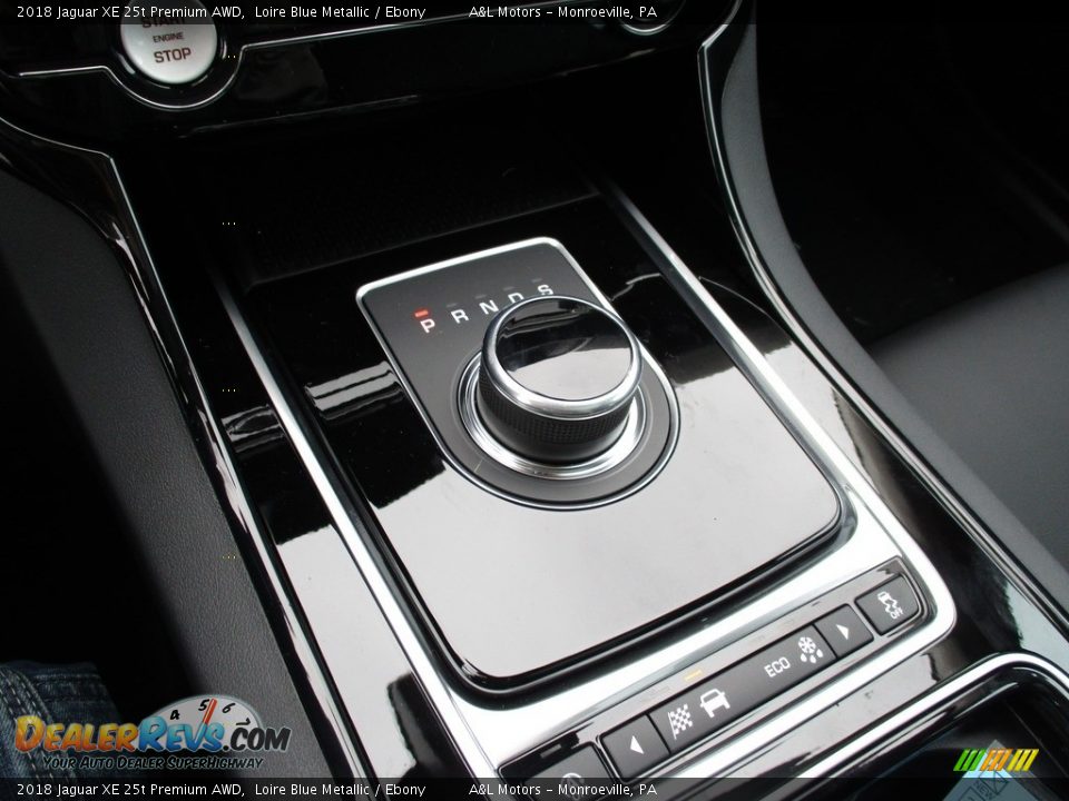 2018 Jaguar XE 25t Premium AWD Loire Blue Metallic / Ebony Photo #17