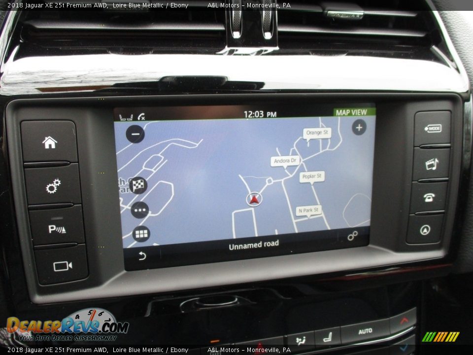 2018 Jaguar XE 25t Premium AWD Loire Blue Metallic / Ebony Photo #18