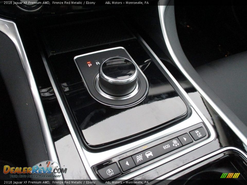 2018 Jaguar XF Premium AWD Firenze Red Metallic / Ebony Photo #16