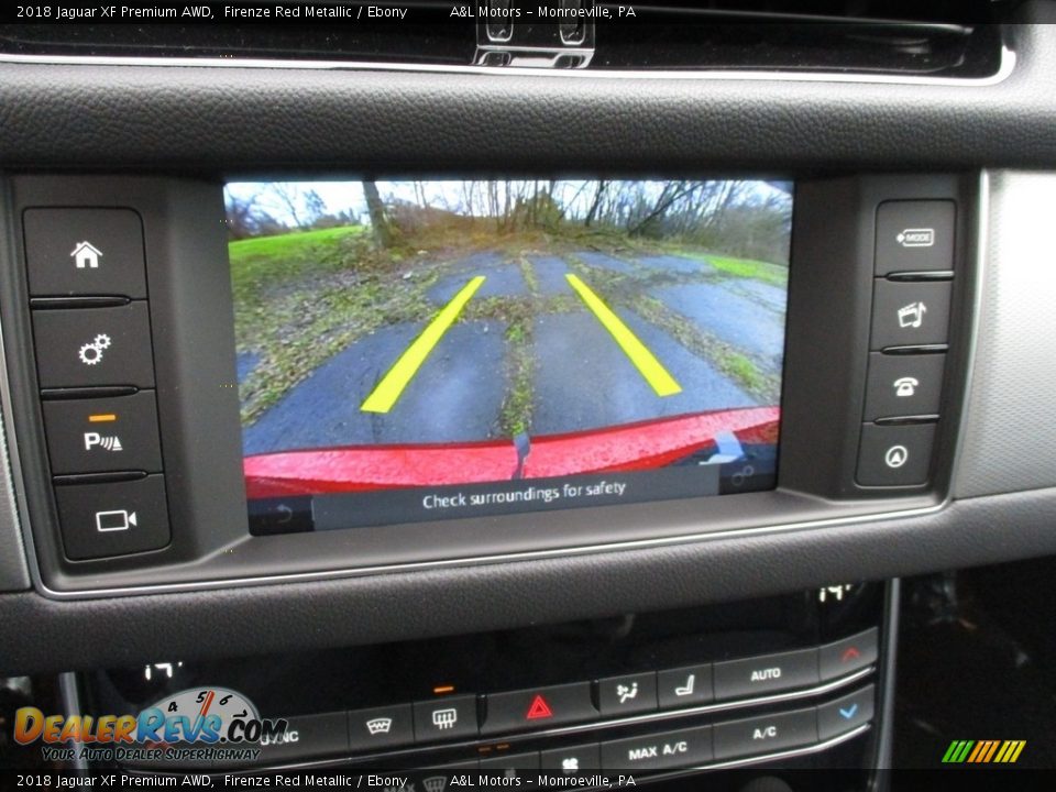 2018 Jaguar XF Premium AWD Firenze Red Metallic / Ebony Photo #18