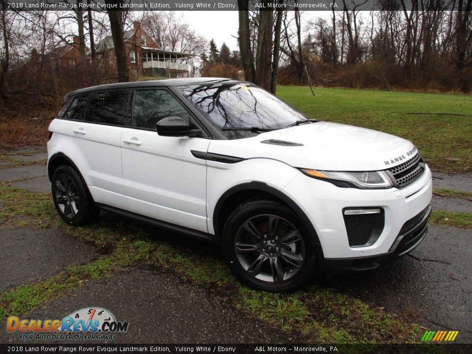 Front 3/4 View of 2018 Land Rover Range Rover Evoque Landmark Edition Photo #1