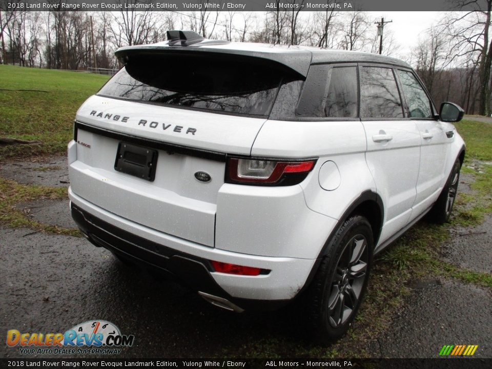2018 Land Rover Range Rover Evoque Landmark Edition Yulong White / Ebony Photo #2