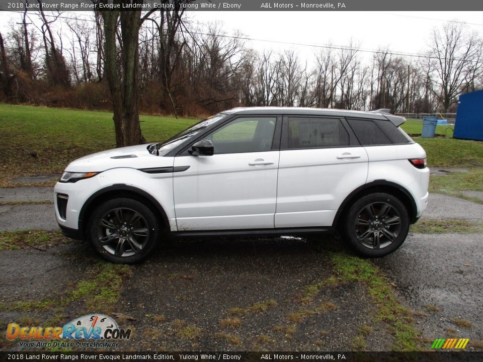2018 Land Rover Range Rover Evoque Landmark Edition Yulong White / Ebony Photo #6