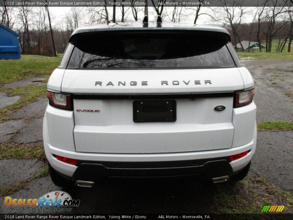 2018 Land Rover Range Rover Evoque Landmark Edition Yulong White / Ebony Photo #7