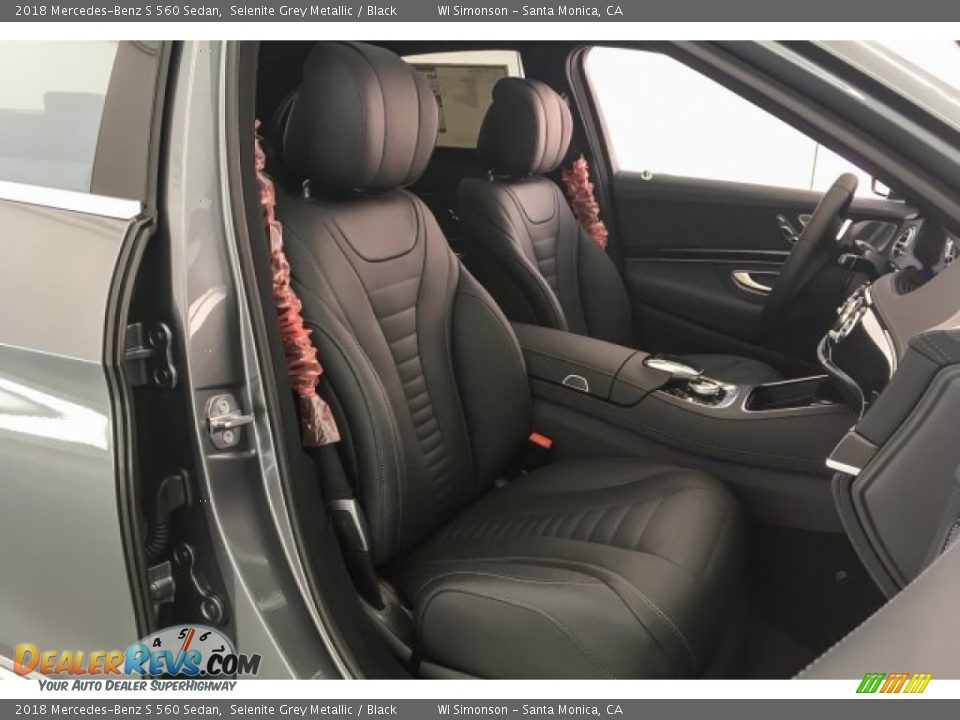 2018 Mercedes-Benz S 560 Sedan Selenite Grey Metallic / Black Photo #2