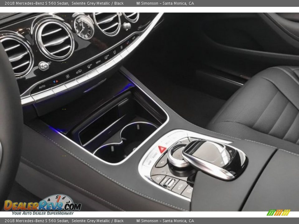 2018 Mercedes-Benz S 560 Sedan Selenite Grey Metallic / Black Photo #7